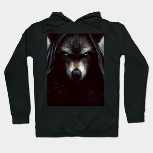 Warrior's Veil: The Masterful Wolf Visage Hoodie